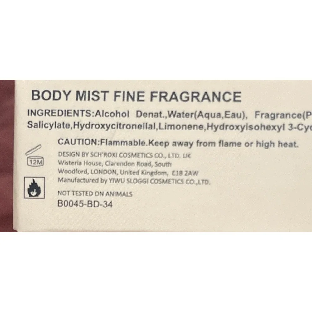 Ai' Pour Femme‎ body mist fine fragrance 35 ML/1.16 fluid oz new inbox GIFT Love